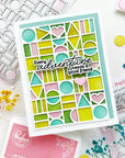 Pinkfresh Studio - Stencils - Block Party-ScrapbookPal