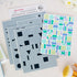 Pinkfresh Studio - Stencils - Block Party-ScrapbookPal