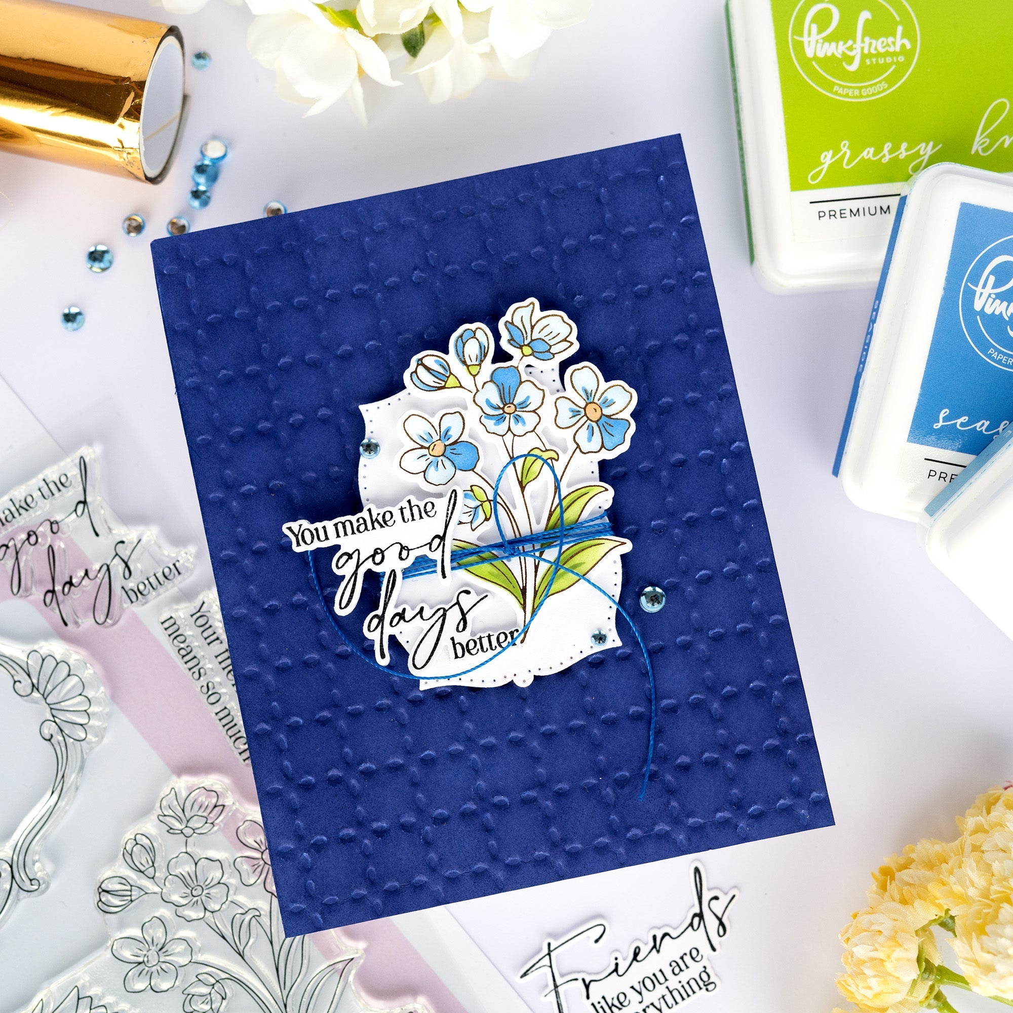 Pinkfresh Studio - Dies - Blossom Medallion-ScrapbookPal