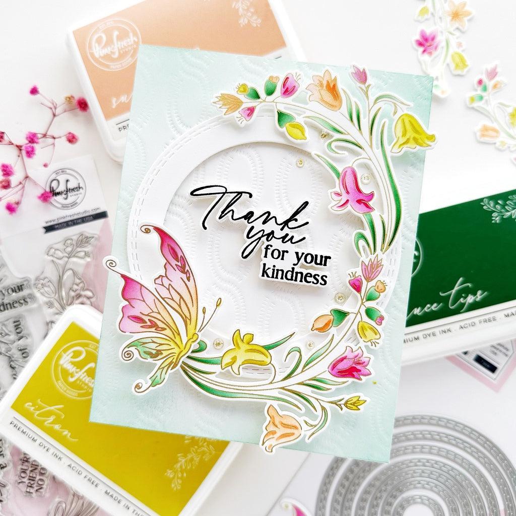 Pinkfresh Studio - Stencils - Butterfly Bliss-ScrapbookPal