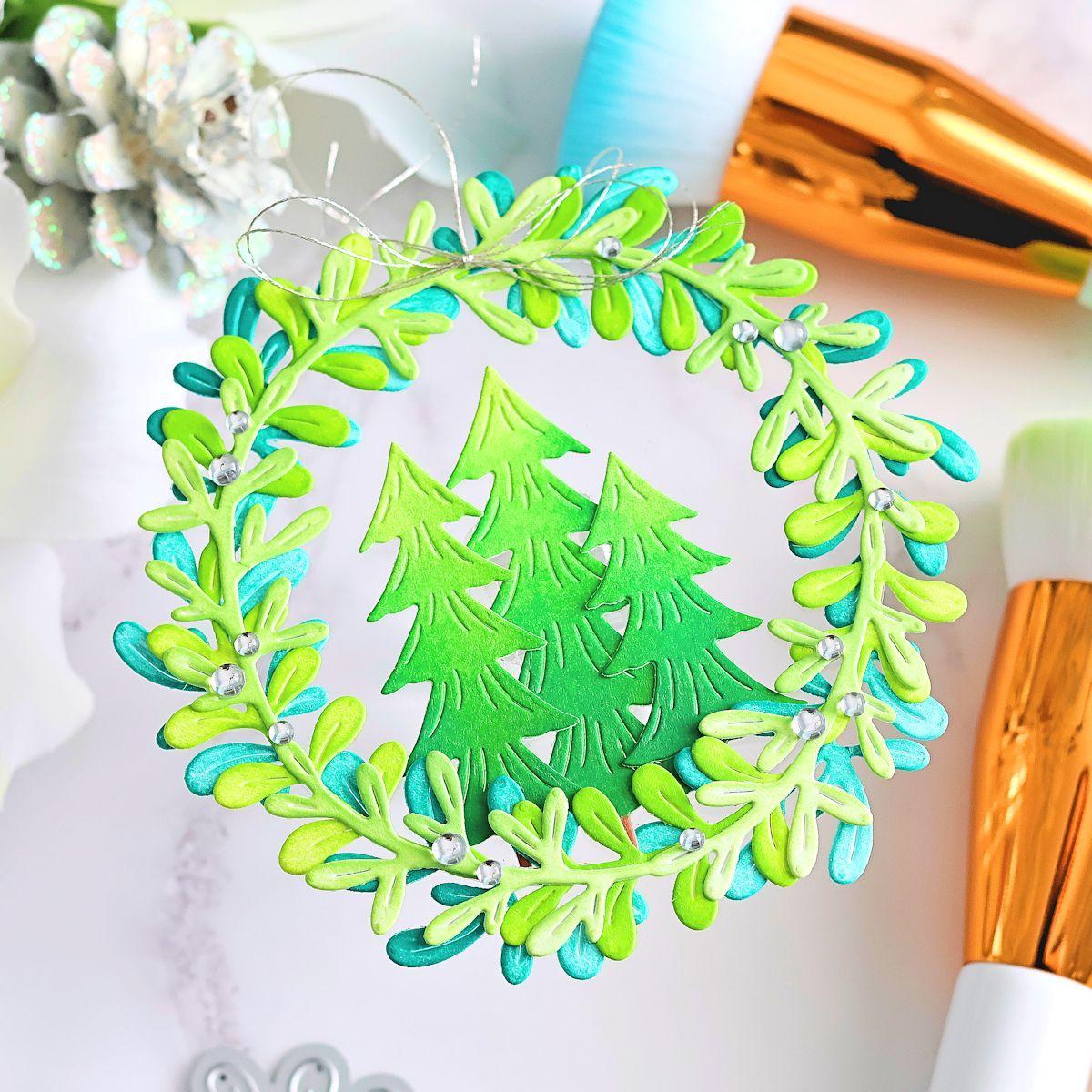 Pinkfresh Studio - Stencils & Dies - Tied with Cheer-ScrapbookPal
