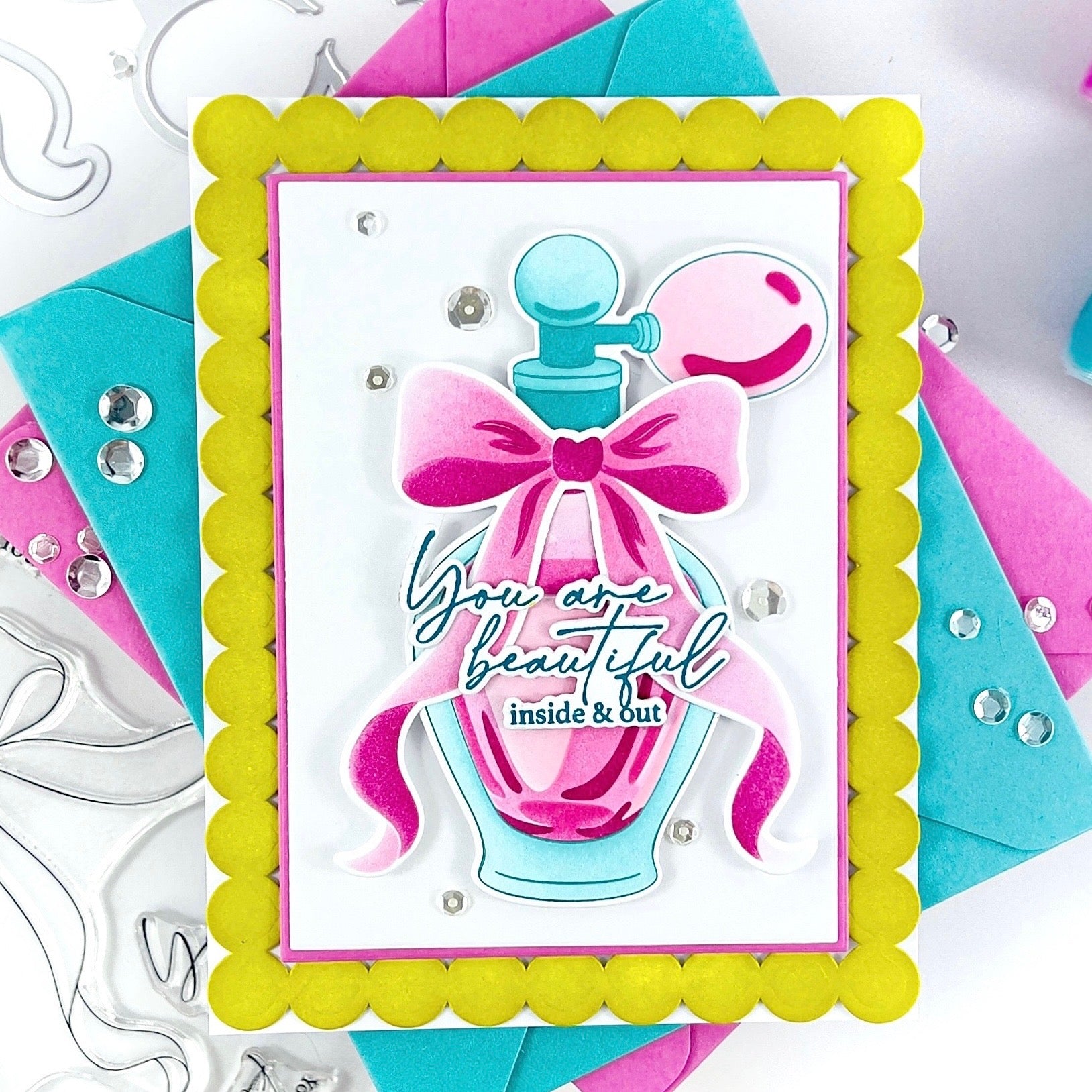 Pinkfresh Studio - Stencils - Elegant Essence-ScrapbookPal