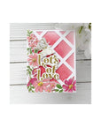 Pinkfresh Studio - Stencils - Floral Border-ScrapbookPal