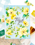 Pinkfresh Studio - Stencils - Gentle Bloomscape-ScrapbookPal