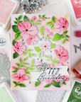 Pinkfresh Studio - Stencils - Gentle Bloomscape-ScrapbookPal