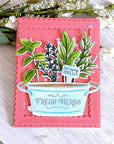 Pinkfresh Studio - Stencils - Herb Garden-ScrapbookPal