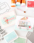 Pinkfresh Studio - Stencils - Ice Cream Truck-ScrapbookPal
