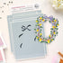 Pinkfresh Studio - Stencils - Lemon Blossom Crest-ScrapbookPal
