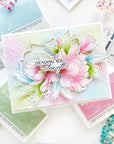 Pinkfresh Studio - Stencils - Magnificent Magnolia-ScrapbookPal