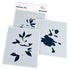 Pinkfresh Studio - Stencils - Magnificent Magnolia-ScrapbookPal