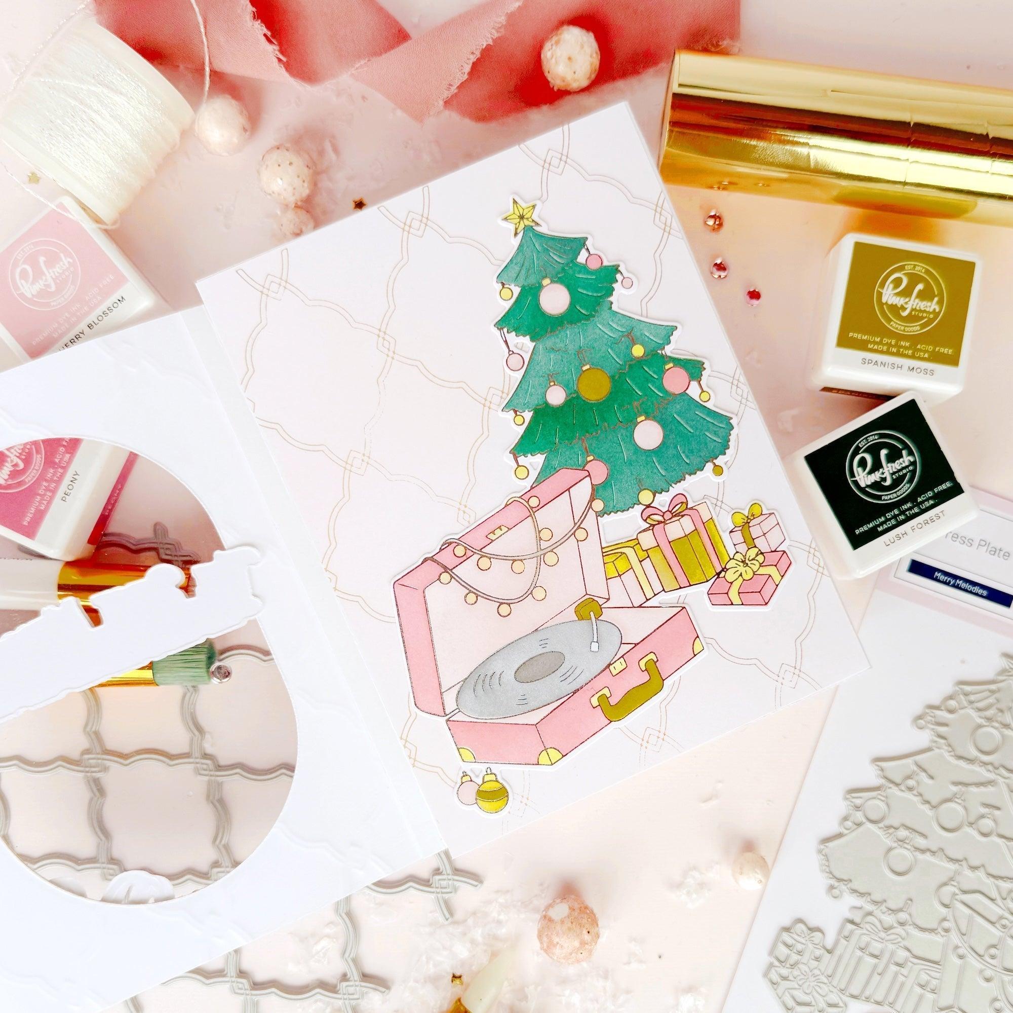 Pinkfresh Studio - Stencils - Merry Melodies-ScrapbookPal