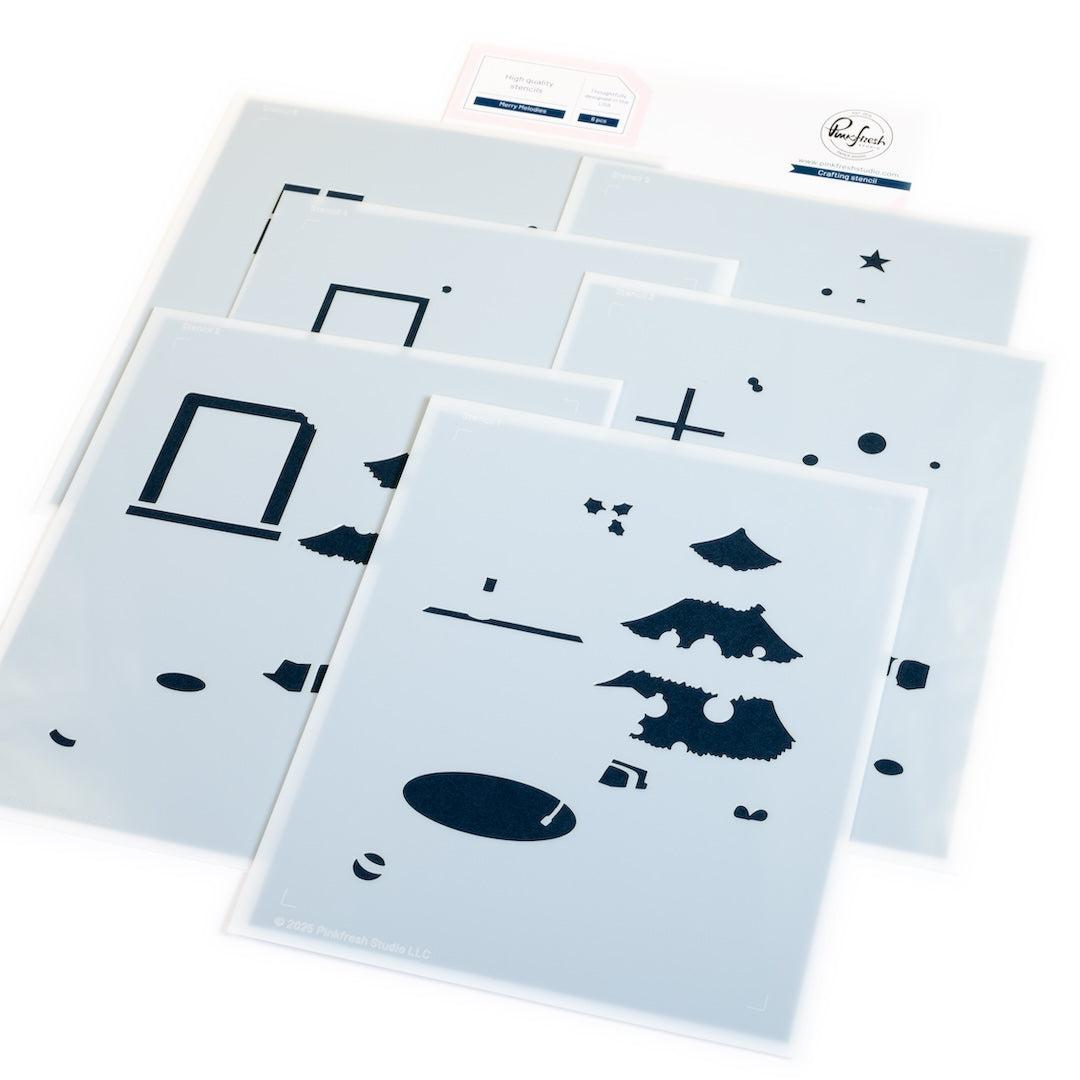 Pinkfresh Studio - Stencils - Merry Melodies-ScrapbookPal