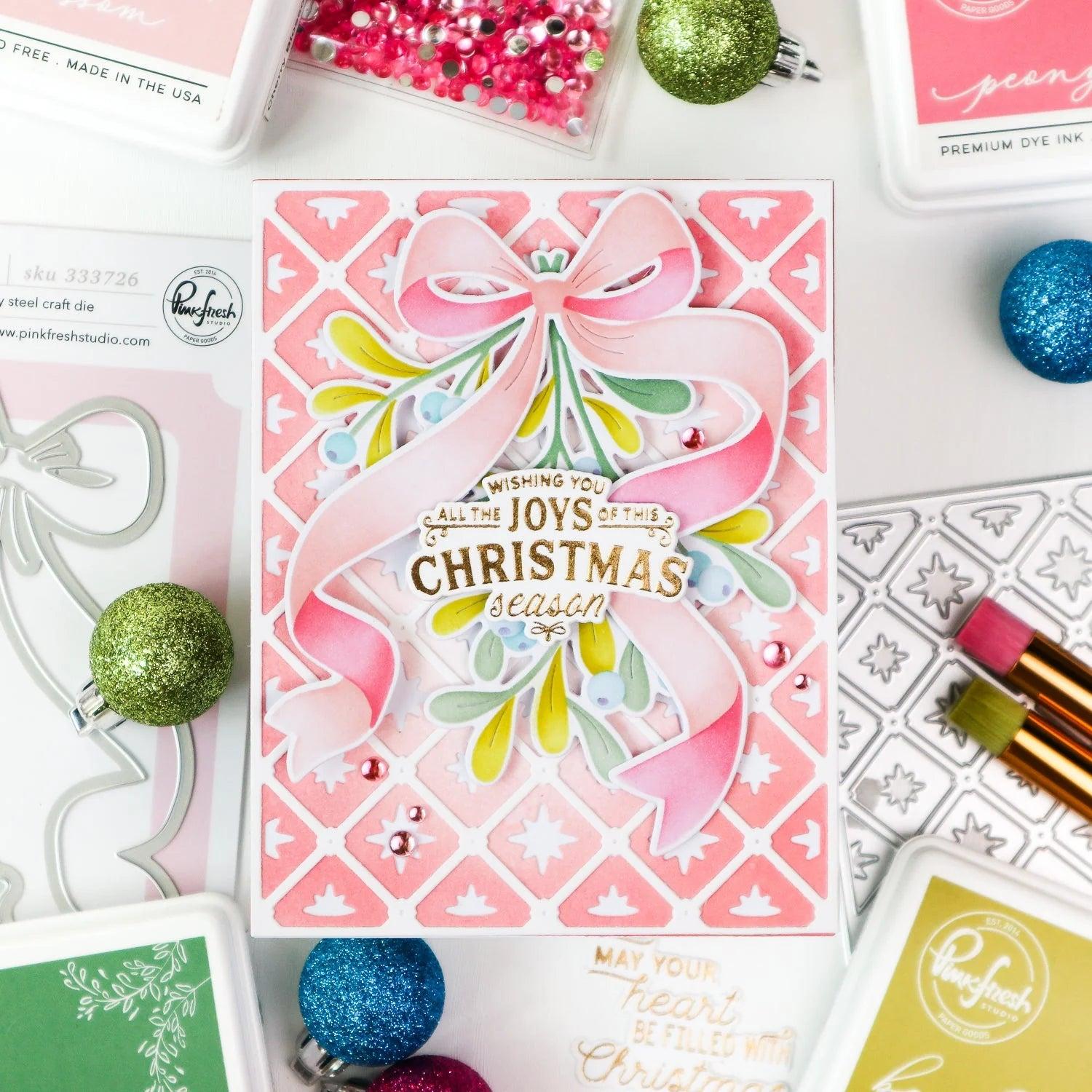 Pinkfresh Studio - Dies - Merry Mistletoe-ScrapbookPal