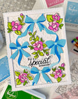 Pinkfresh Studio - Stencils - Ribbon Splendor-ScrapbookPal