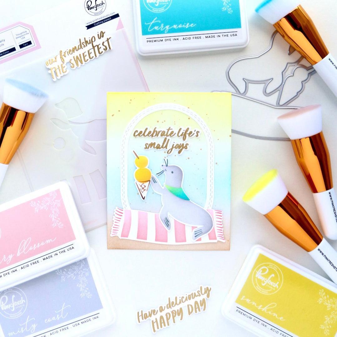 Pinkfresh Studio - Dies - Seaside Cones-ScrapbookPal