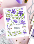 Pinkfresh Studio - Stencils - Soft Meadow-ScrapbookPal