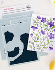 Pinkfresh Studio - Stencils - Soft Meadow-ScrapbookPal