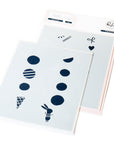 Pinkfresh Studio - Stencils - Sweet Scoops-ScrapbookPal