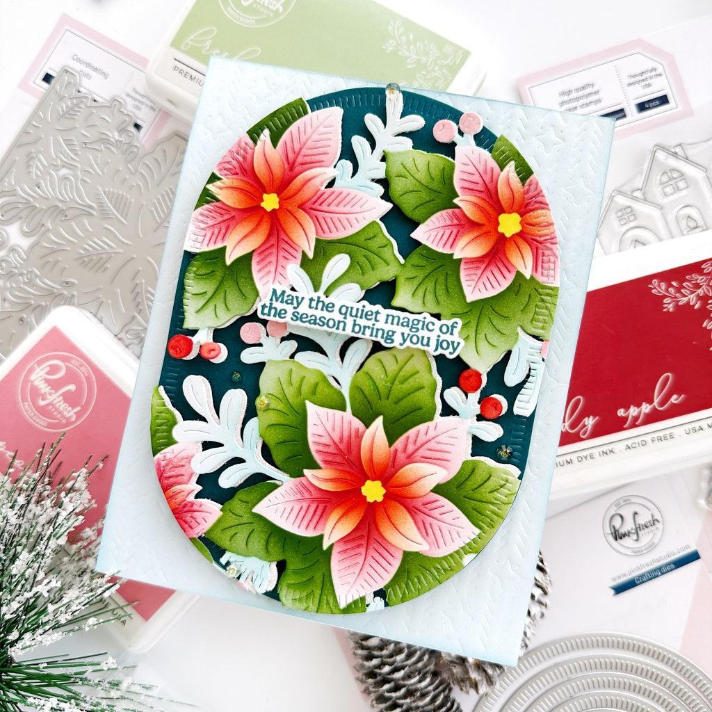 Pinkfresh Studio - Dies - Whispers of Poinsettia-ScrapbookPal