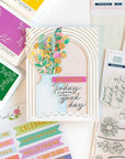 Pinkfresh Studio - Stencils - Wildflower Bouquet-ScrapbookPal