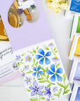 Pinkfresh Studio - Stencils - Wildflower Notes-ScrapbookPal