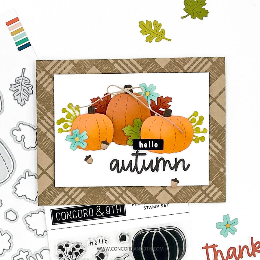 Concord & 9th - Clear Stamps - Playful Pumpkins
