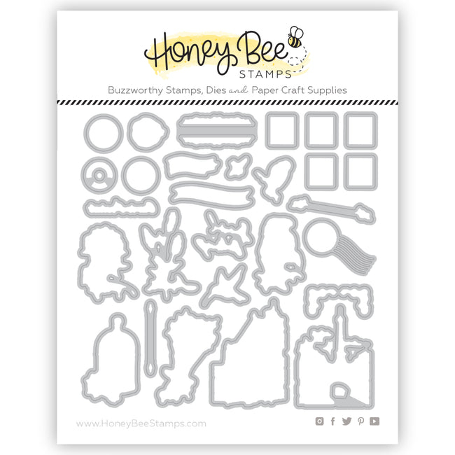 Honey Bee Stamps - Honey Cuts - Postmarked