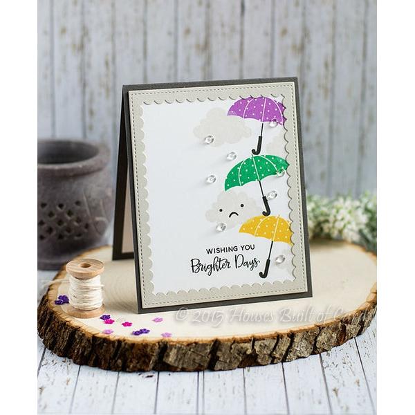 Pretty Pink Posh - Clear Droplets, Small-ScrapbookPal