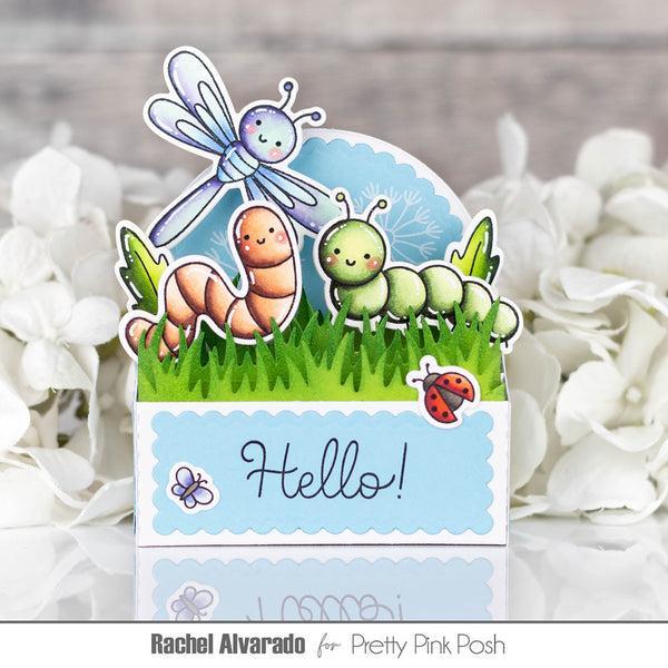Pretty Pink Posh - Clear Stamps - Cute Bugs-ScrapbookPal