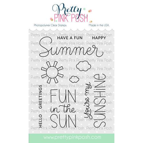 Pretty Pink Posh - Clear Stamps - Happy Summer-ScrapbookPal