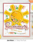 Pretty Pink Posh - Clear Stamps - Summer Banner Greetings-ScrapbookPal
