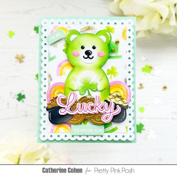 Pretty Pink Posh - Dies - Bear Holder-ScrapbookPal