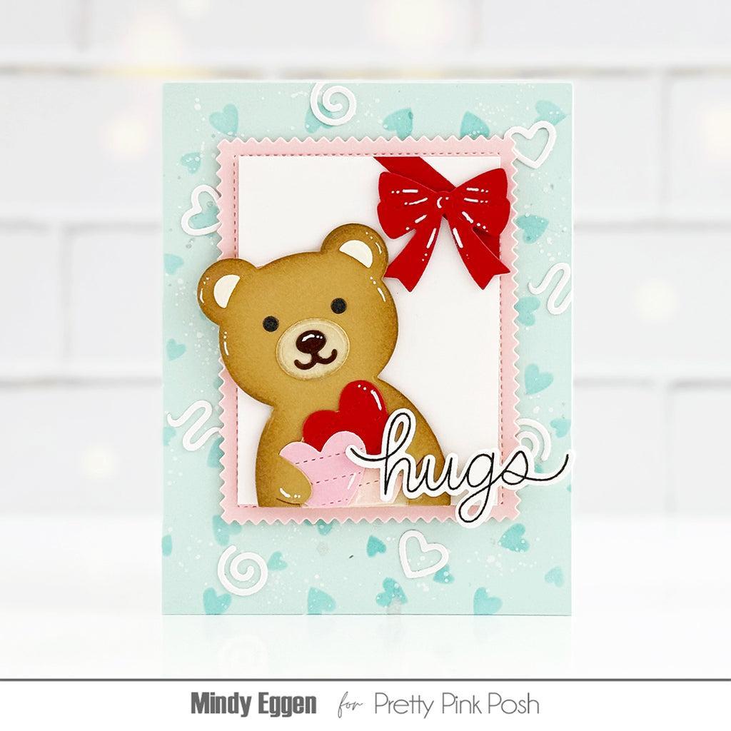 Pretty Pink Posh - Dies - Bear Holder-ScrapbookPal