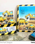 Pretty Pink Posh - Dies - Construction Trucks-ScrapbookPal