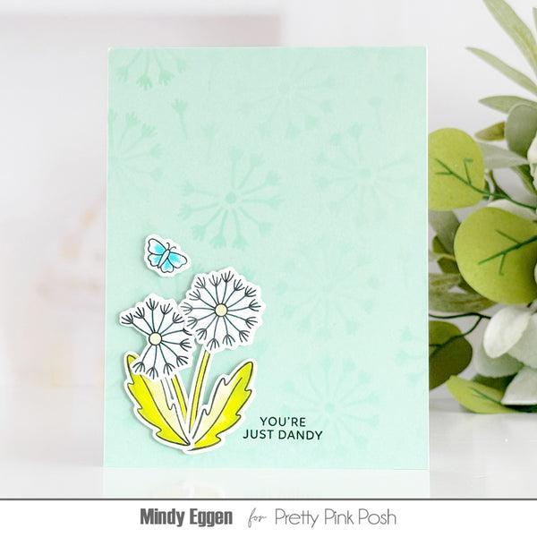 Pretty Pink Posh - Clear Stamps - Dandelions-ScrapbookPal