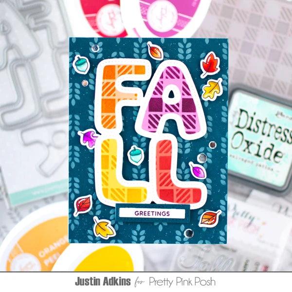 Pretty Pink Posh - Dies - Fall Word Shaker-ScrapbookPal
