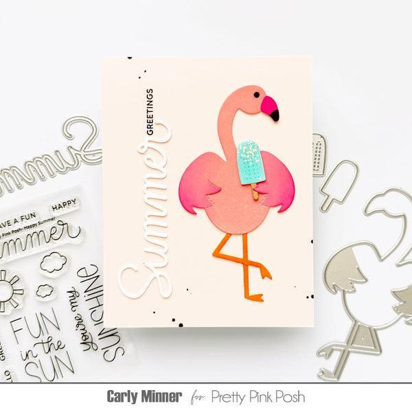 Pretty Pink Posh - Dies - Flamingo Holder-ScrapbookPal