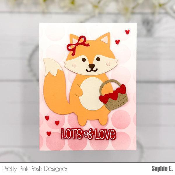 Pretty Pink Posh - Dies - Fox Holder-ScrapbookPal