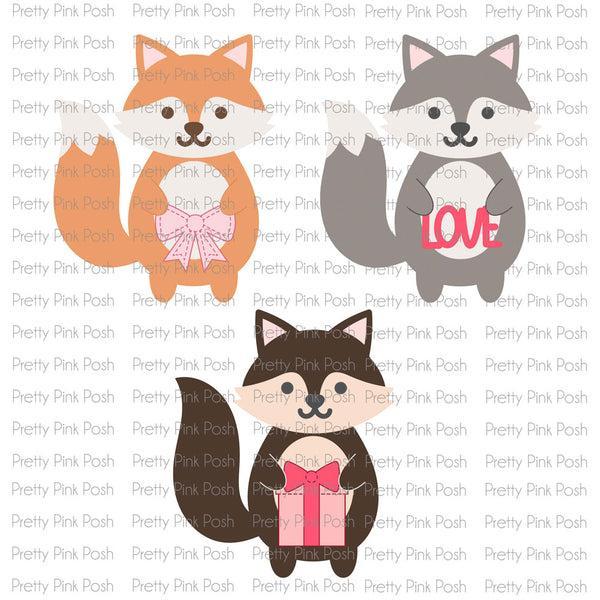 Pretty Pink Posh - Dies - Fox Holder-ScrapbookPal