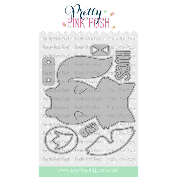 Pretty Pink Posh - Dies - Fox Holder-ScrapbookPal