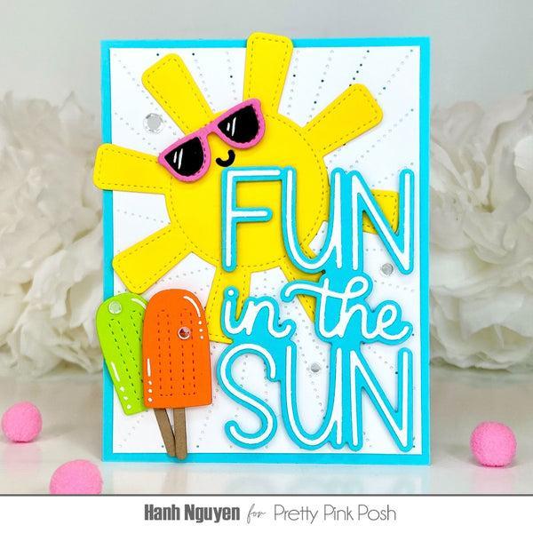 Pretty Pink Posh - Dies - Fun In The Sun Shadow-ScrapbookPal