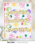 Pretty Pink Posh - Dies - Large Summer Shadow-ScrapbookPal