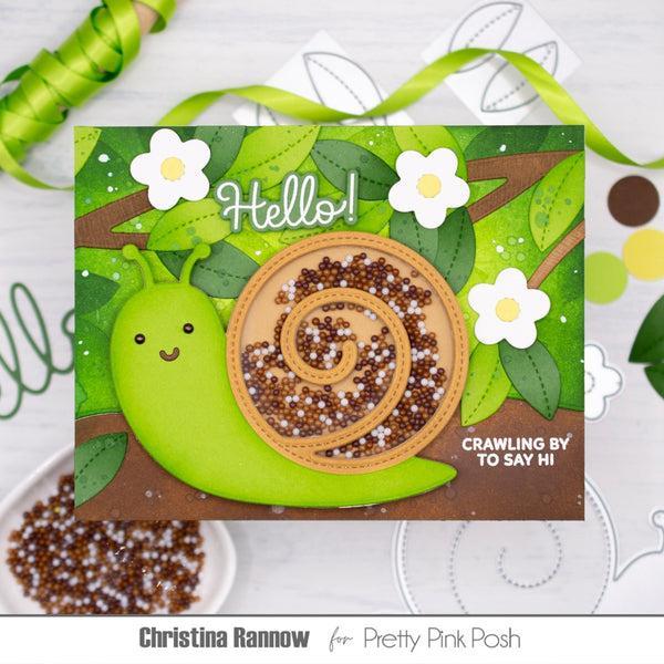 Pretty Pink Posh - Dies - Snail Shaker-ScrapbookPal