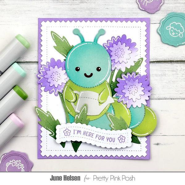 Pretty Pink Posh - Dies - Stitched Dandelions-ScrapbookPal