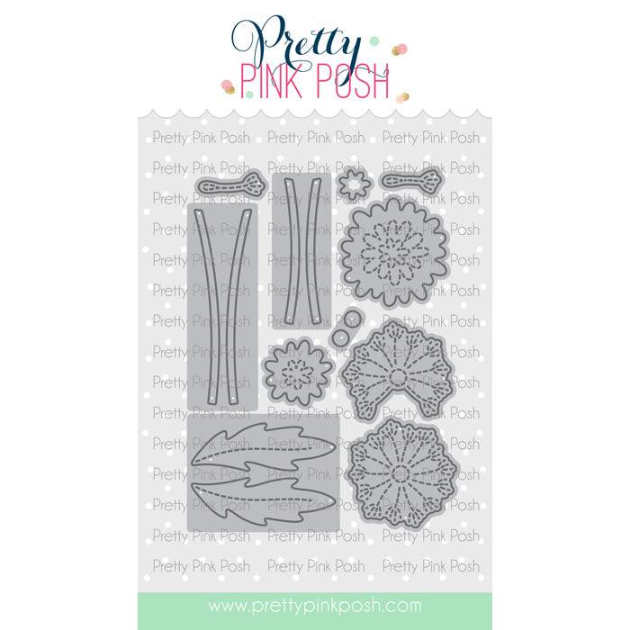 Pretty Pink Posh - Dies - Stitched Dandelions-ScrapbookPal
