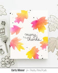 Pretty Pink Posh - Dies - Stitched Leaves-ScrapbookPal