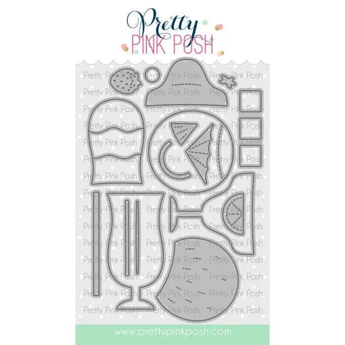 Pretty Pink Posh - Dies - Summer Cocktails-ScrapbookPal
