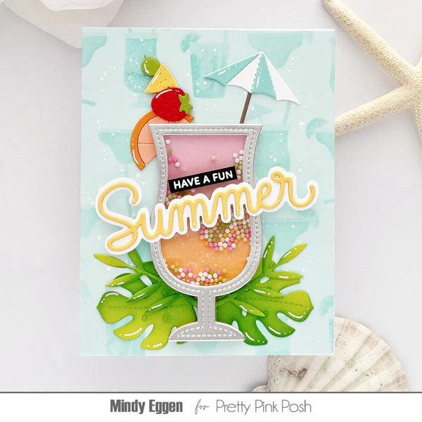 Pretty Pink Posh - Dies - Summer Drink Shaker-ScrapbookPal