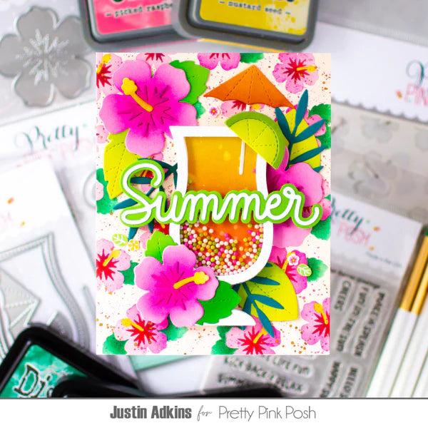 Pretty Pink Posh - Dies - Summer Drink Shaker-ScrapbookPal