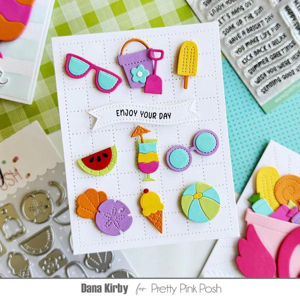 Pretty Pink Posh - Dies - Summer Holder Additions-ScrapbookPal